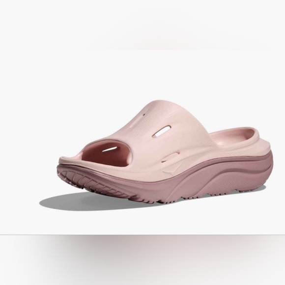 HOKA ORA Recovery‎ 3 pale mauve wistful mauve Slides size 11 Men 13 Women new - Picture 2 of 6